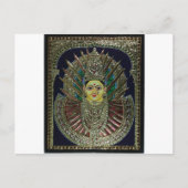 Tanjore Adi Parashakti Painting Briefkaart (Voorkant)
