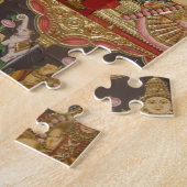 TANJORE PAINTING ASHTALAKSHMI SOUTH INDIA LEGPUZZEL (Zijkant)