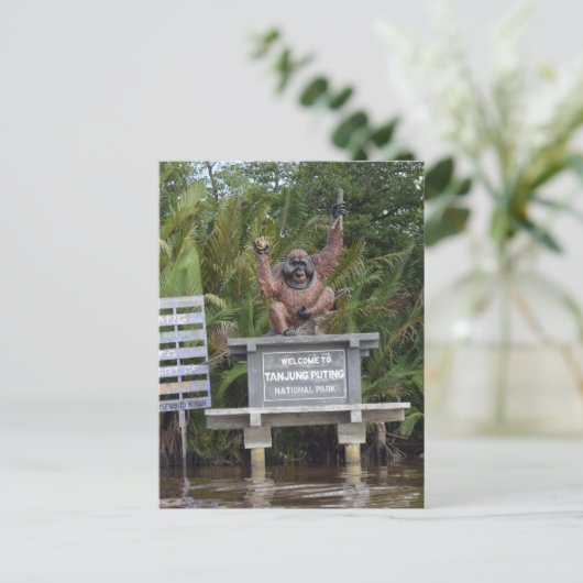 Tanjung Putting National Park, eiland Borneo Briefkaart (Staand voorkant)