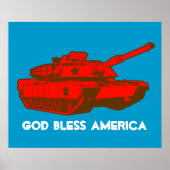 Tank afdrukken poster (Voorkant)