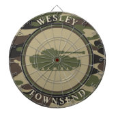 Tank en Camo Dartbord (Voorkant)