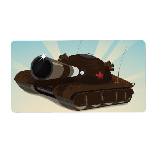 Tank Etiket (Voorkant)
