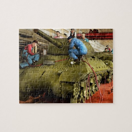 Tank - Fabrieksmatig - Tanks voor het begrip 1943 Legpuzzel (Horizontaal)