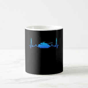 Tank Heartbeat Militaire Voertuigschenkingen Koffiemok
