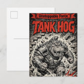 Tank Hog Feestdagenkaart (Voorkant / Achterkant)
