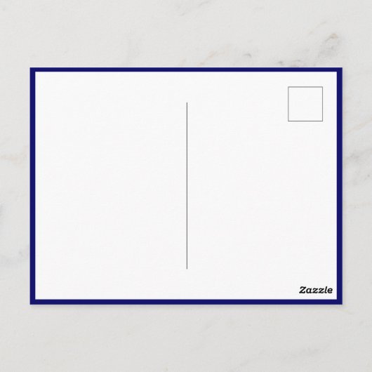 Tank Main Gamer Blue Red Cartoon Shield Briefkaart (Achterkant)