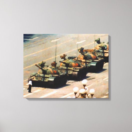 Tank Man verpakt Canvas (Voorkant)