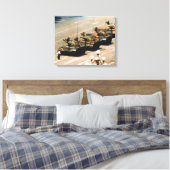 Tank Man verpakt Canvas Afdruk (Insitu (Slaapkamer))