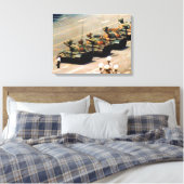 Tank Man verpakt Canvas Afdruk (Insitu (Slaapkamer))