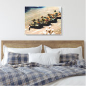 Tank Man verpakt Canvas Afdruk (Insitu (Slaapkamer))