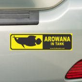 Tank Mates bumper sticker serie 1-Arowana (Op auto)