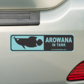 Tank Mates bumper sticker serie 1-Arowana B (Op auto)
