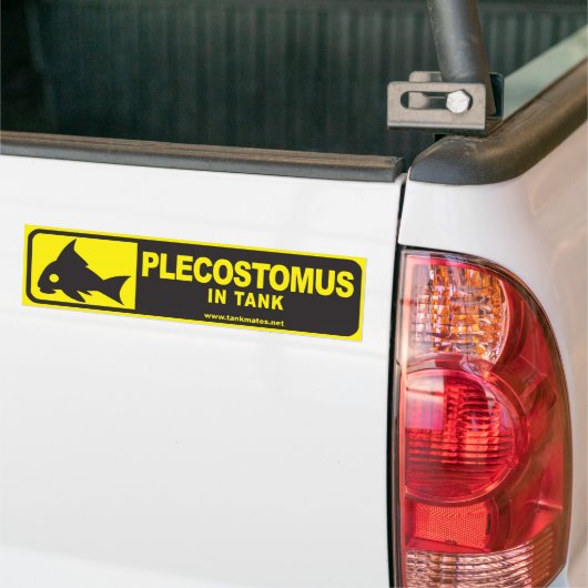 Tank Mates bumper sticker serie 1 — Plecostomus (Op Truck)
