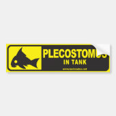 Tank Mates bumper sticker serie 1 — Plecostomus (Voorkant)