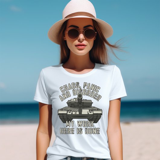 Tank of Mission Chaos, Paniek en Stoornis T-shirt