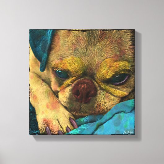 Tank Pop Art Canvas Afdruk (Voorkant)