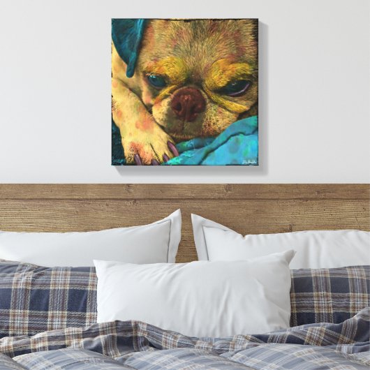 Tank Pop Art Canvas Afdruk (Insitu (Slaapkamer))