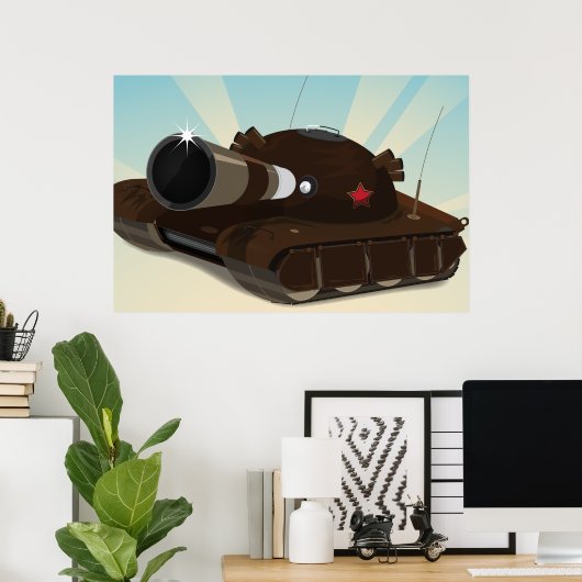 Tank Poster (Thuiskantoor)
