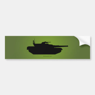 Tank Silhouette Bumpersticker