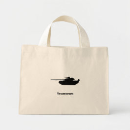 Tank Teamwork Mini Tote Bag