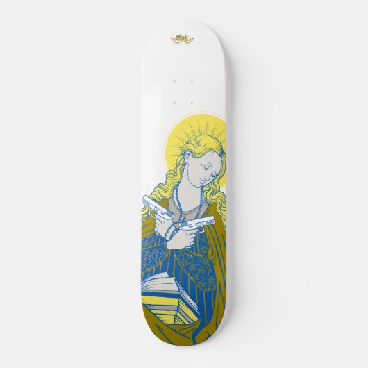 Tank Theory "Virgin Harriett" Skateboard (Voorkant)