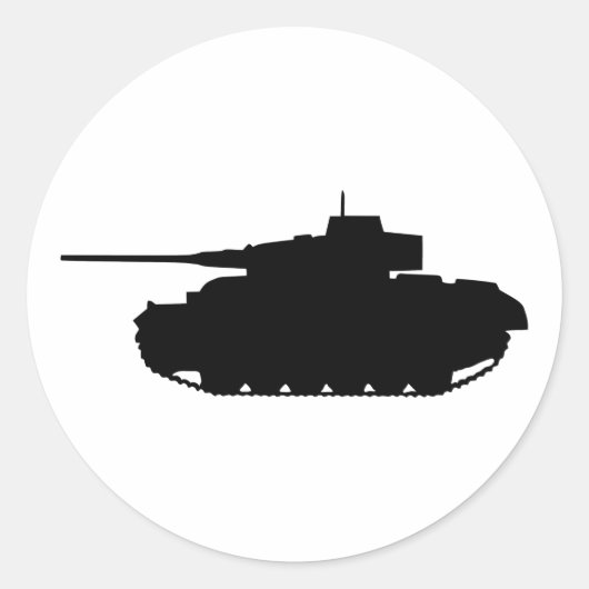 Tank Top Ronde Sticker (Voorkant)