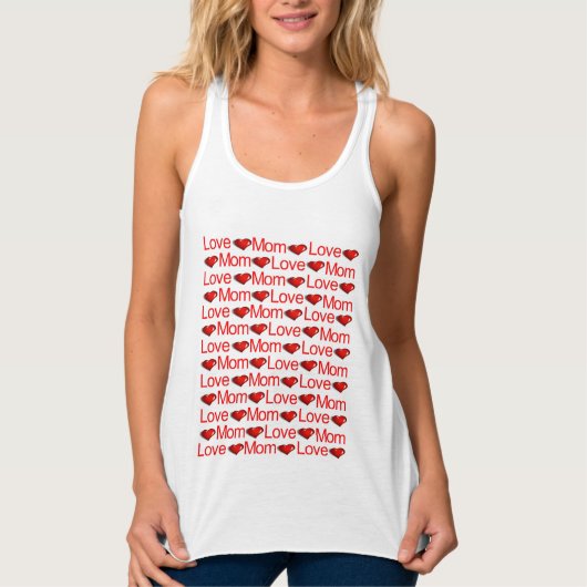 Tank Top Vrouwen Liefde Moeder  (Voorkant)