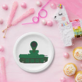 Tank Turret Pistool Papieren Bordje (Feest)