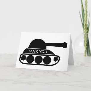 Tank u bedankkaart