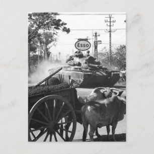 Tank van 1st Bn., 69e Armor, 25e Inf. Div., mov. Briefkaart