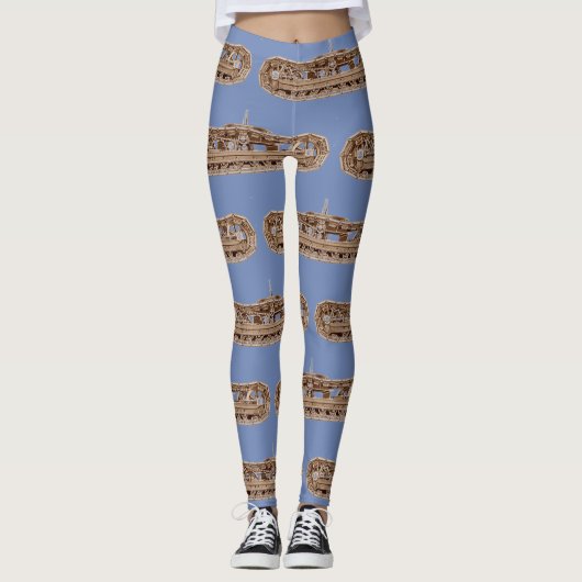 Tank volgt stoomschokdempers extra-energieboost leggings (Voorkant)
