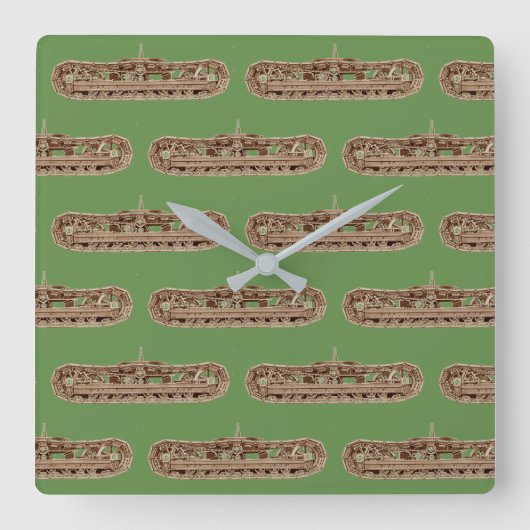 Tank volgt stoomschokdempers extra-energieboost vierkante klok (Voorkant)