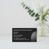 Tank voor automatische services visitekaartje (Staand voorkant)