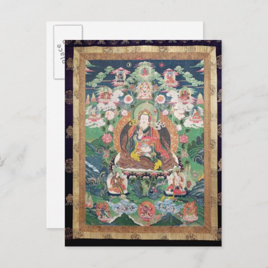 Tanka of Padmasambhava, c.749 AD Briefkaart (Voorkant / Achterkant)