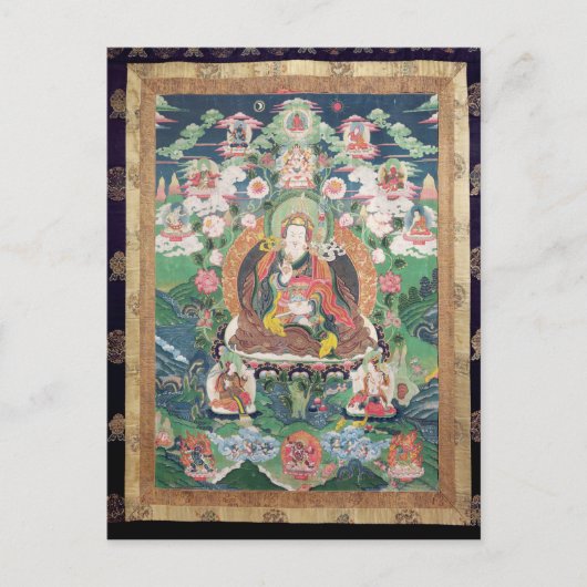 Tanka of Padmasambhava, c.749 AD Briefkaart (Voorkant)