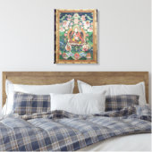 Tanka of Padmasambhava, c.749 AD Canvas Afdruk (Insitu (Slaapkamer))