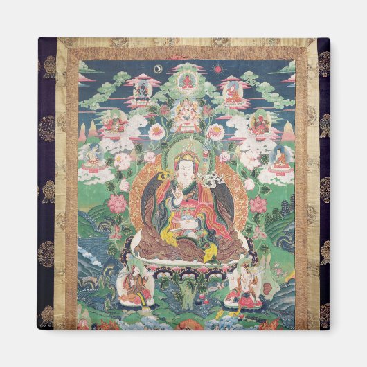 Tanka of Padmasambhava, c.749 AD Magneet (Voorkant)
