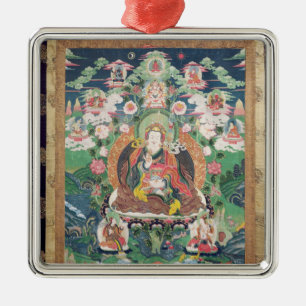 Tanka of Padmasambhava, c.749 AD Metalen Ornament