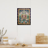 Tanka of Padmasambhava, c.749 AD Poster (Keuken)