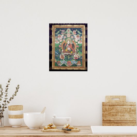 Tanka of Padmasambhava, c.749 AD Poster (Keuken)