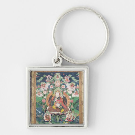 Tanka of Padmasambhava, c.749 AD Sleutelhanger (Voorkant)