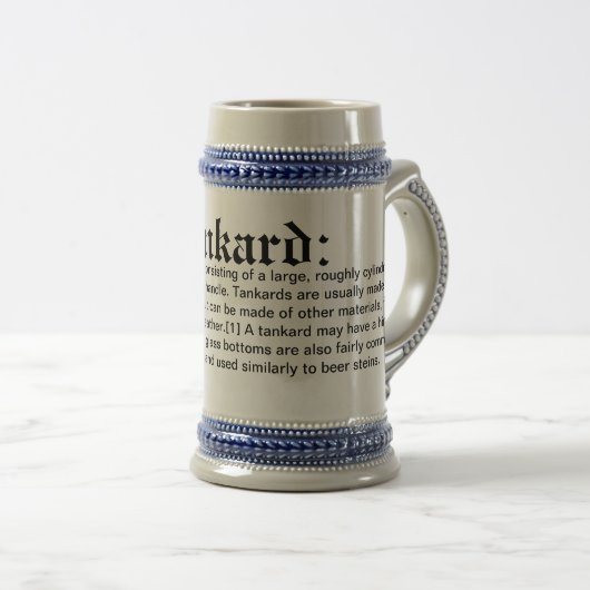 Tankard door de Mok van de Definitie (Voorkant rechts)