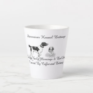 Tanken voor vroege ochtenden & jachthonden  latte mok