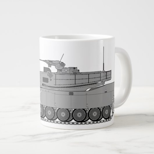Tanker - Armor - "Beste baan die ik ooit had" Grote Koffiekop (Voorkant rechts)