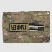 Tanker (Camouflage) Golfhanddoek (Horizontaal)