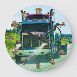 Tanker Cistern Truck Drivers Wall Clock Grote Klok