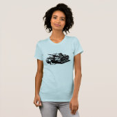 tanker tianmen - vierkant - vrouwen t-shirt (Voorkant volledig)
