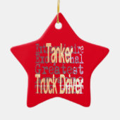 Tanker Truck Driver Extraordinaire Keramisch Ornament (Voorkant)