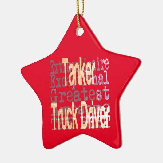 Tanker Truck Driver Extraordinaire Keramisch Ornament (Links)