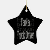 Tanker Truck Driver Extraordinaire Keramisch Ornament (Rechts)